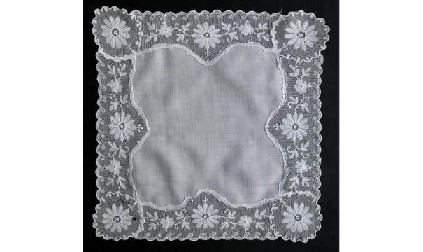Photo: lace handkerchief. Credit: Goldi64; Wikimedia Commons.