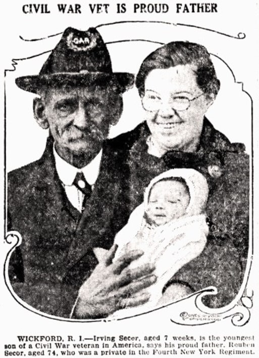 An article about Reuben Secor, Kalamazoo Gazette newspaper 10 April 1920