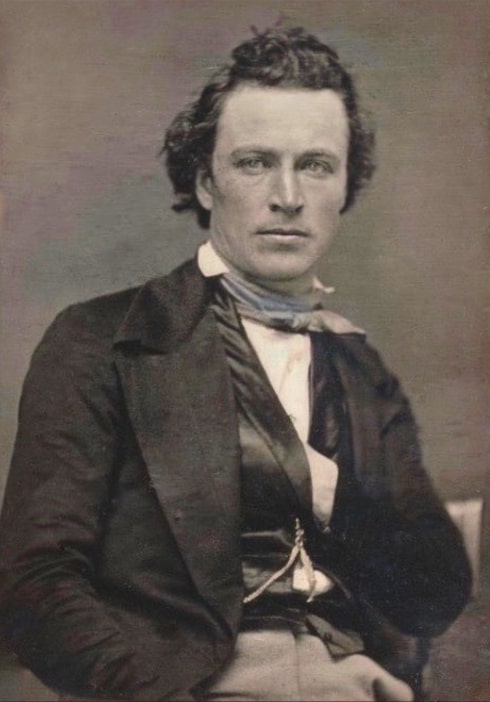 Photo: James Stark, c. 1850. Stark came west with the Gold Rush to perform in California. Credit: Wikimedia Commons.