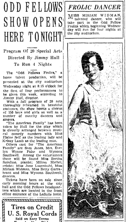 An article about the Oddfellows, Beaumont Journal newspaper 24 October 1928
