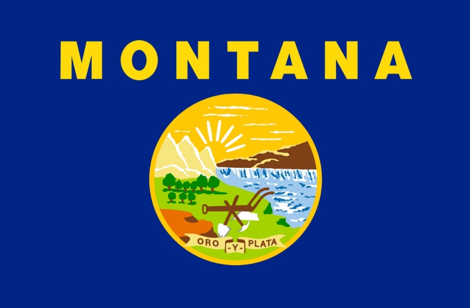 Illustration: Montana state flag. Credit: Wikimedia Commons.