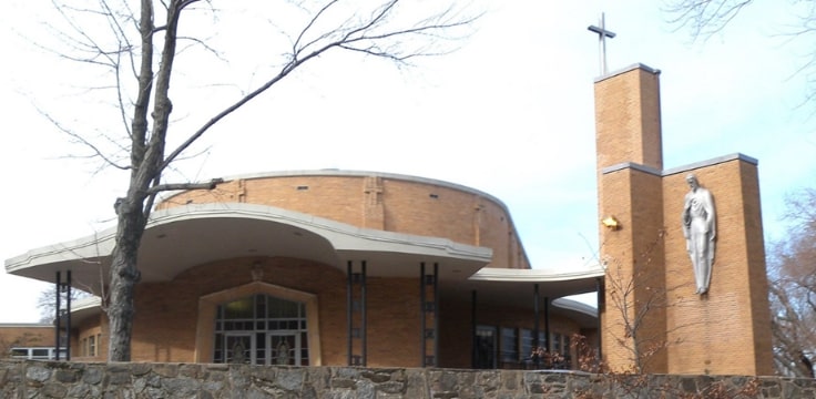 Photo: Cabrini Shrine in Manhattan. Credit: Jim.henderson; Wikimedia Commons.