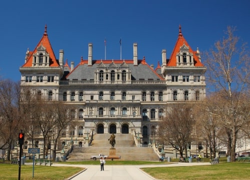 Photo: the New York State Capitol in Albany, New York. Credit: formulanone; Wikimedia Commons.