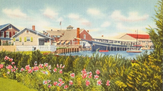 “The Skipper, Nantucket, Mass.” postcard, c. 1937. Credit: Boston Public Library Tichnor Brothers collection; Wikimedia Commons.