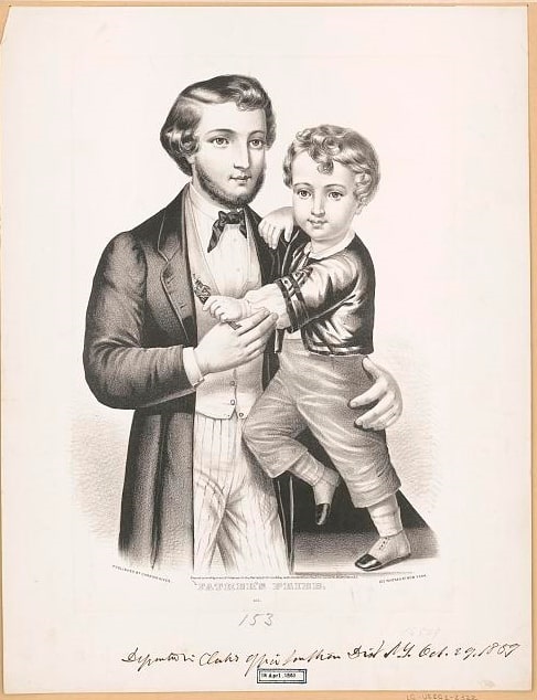 Illustration: “Father’s Pride” by Currier & Ives, c. 1859. Credit: Library of Congress, Prints and Photographs Division.