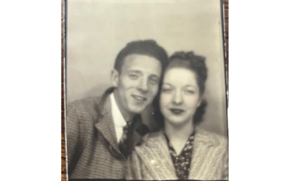 Photo: an undated photo booth photograph of a couple. Credit: from the author’s collection.