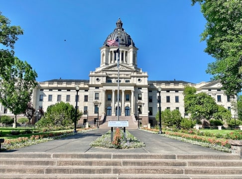 Photo: the South Dakota State Capitol, Pierre, South Dakota. Credit: w_lemay; Wikimedia Commons.