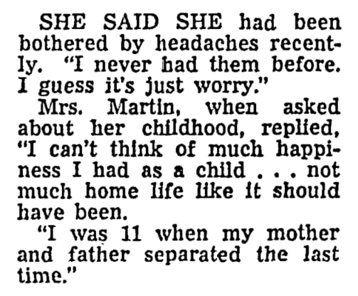 An article about Rhonda Belle Martin, Birmingham News newspaper 10 June 1956