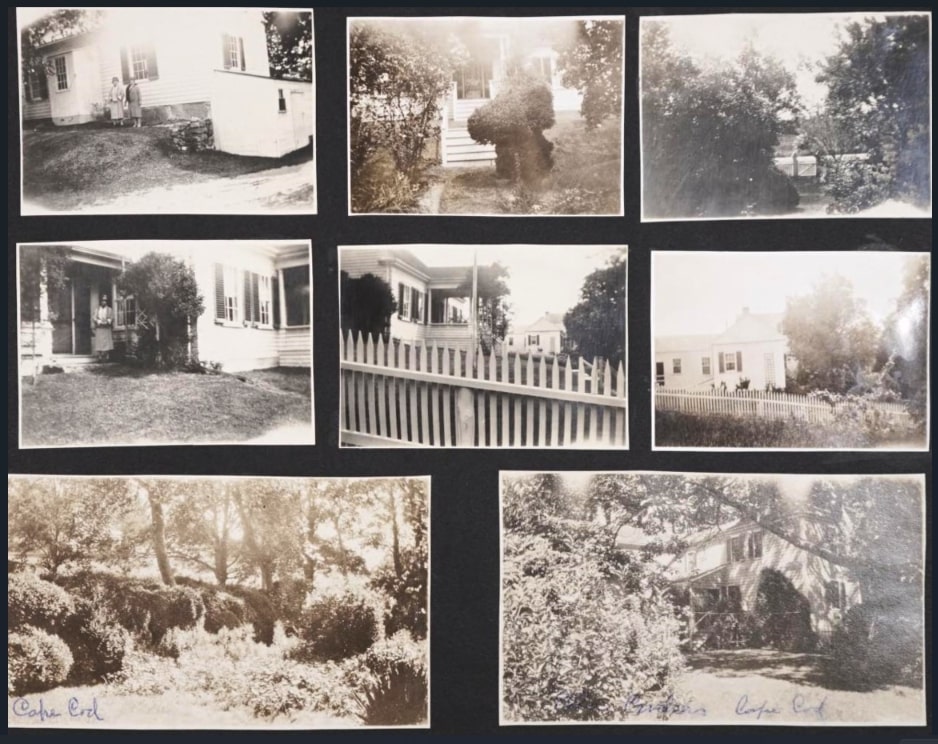 Photos: backyard scenes from Barnstable, Cape Cod. Credit: Heritage Museum.