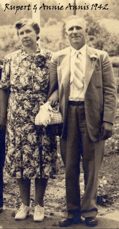 Photo: Annie and Rubert Annis, 1942. Credit: Elizabeth Coughlin.