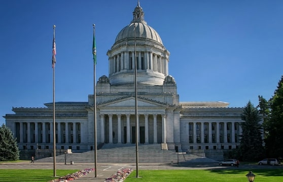 Photo: the Washington Capitol, Olympia, Washington. Credit: Cacophony; Wikimedia Commons.