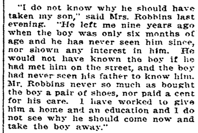 An article about Jennie Dorris, San Francisco Chronicle newspaper 20 April 1908