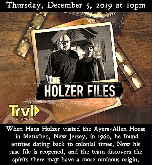 Photo: “The Holzer Files” advertisement. Credit: Ayers-Allen House Facebook page.