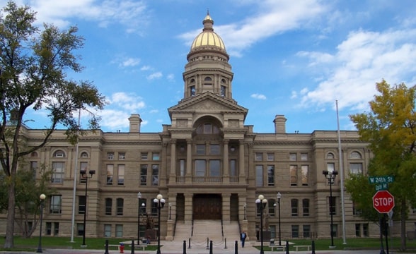 Photo: the Wyoming State Capitol, Cheyenne, Wyoming. Credit: Bradlyons; Wikimedia Commons.