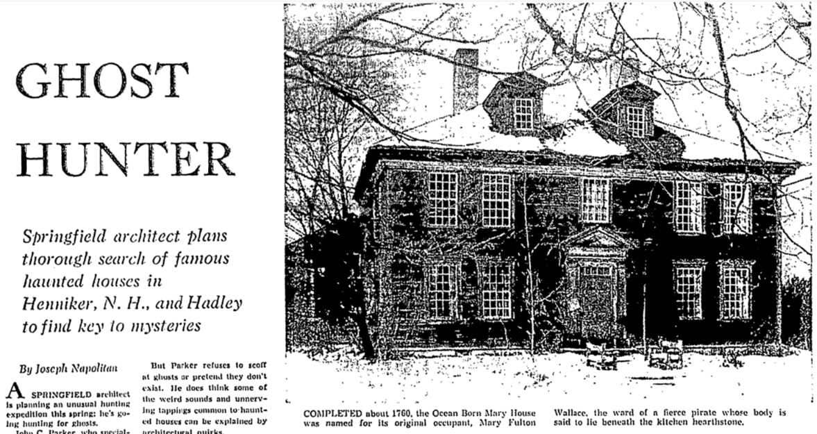 An article about the Ocean-Born Mary House, Worcester Telegram newspaper 6 April 1957