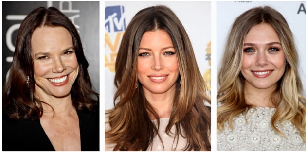 The three faces of Candy: Barbara Hershey, Jessica Biel, and Elizabeth Olsen have depicted Candy Montgomery on film. Credit: Shutterstock.