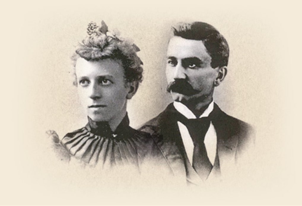 Photo: Grace and Herbert Dow, 1892. Credit: Herbert H. and Grace A. Dow Foundation.