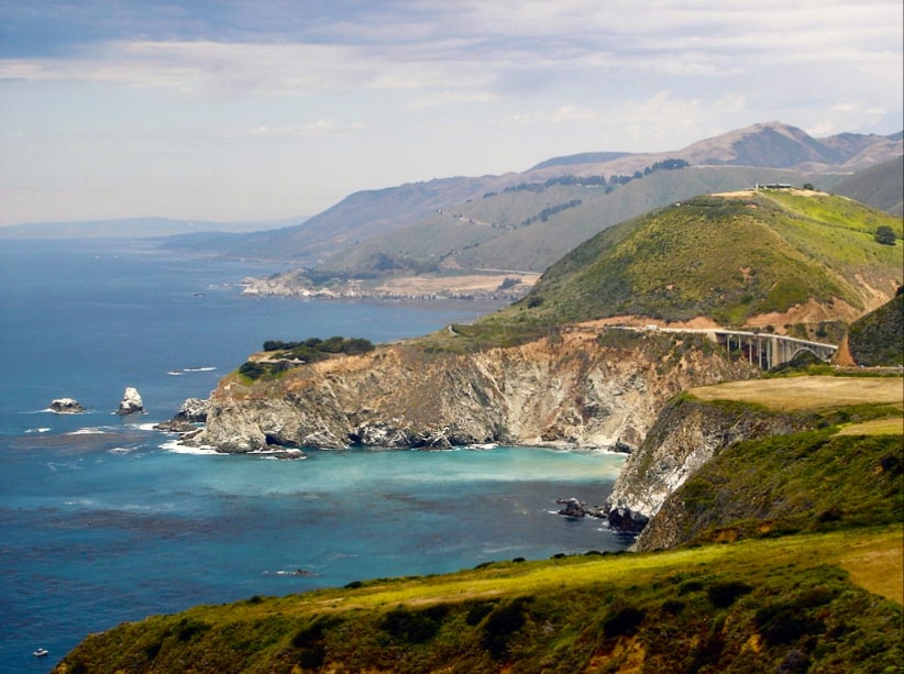 Photo: Big Sur coast, California. Credit: Calilover; Wikimedia Commons.