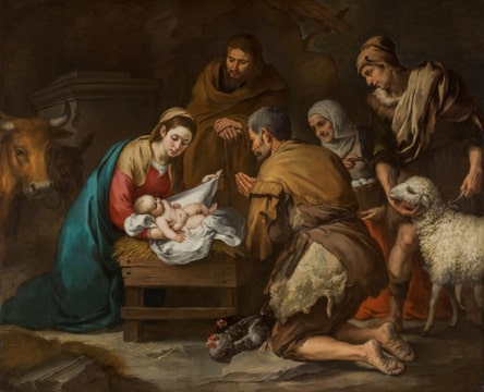 Illustration: “The Adoration of the Shepherds,” by Bartolomé Esteban Murillo, c. 1650. Credit: Museo del Prado; Wikimedia Commons.