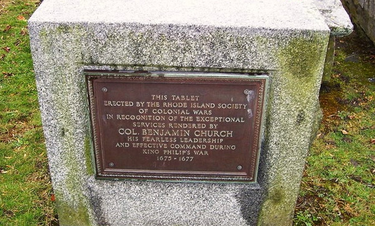 Photo: Colonel Benjamin Church memorial. Credit: Wikimedia Commons.