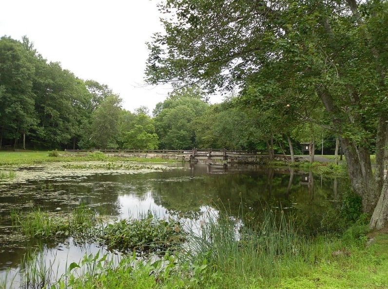 Photo: Southford Falls State Park, Southford, Connecticut. Credit: Dougtone; Wikimedia Commons.