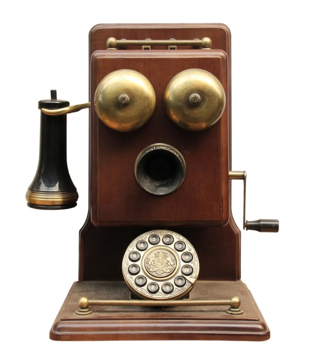 Photo: antique phone (not from the author’s collection).