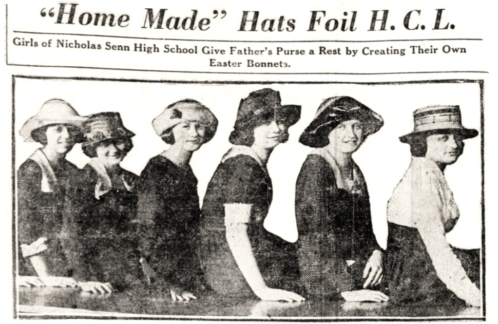 An article about Easter, Chicago Tribune newspaper 4 April 1920