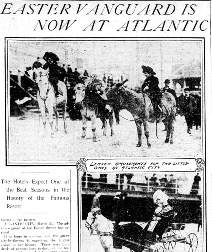 An article about Easter, Philadelphia Inquirer newspaper 24 March 1902
