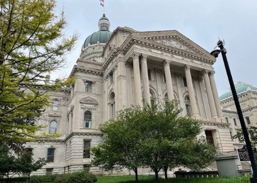 Photo: the Indiana State Capitol, Indianapolis, Indiana.. Credit: Steffen Wurzel; Wikimedia Commons.