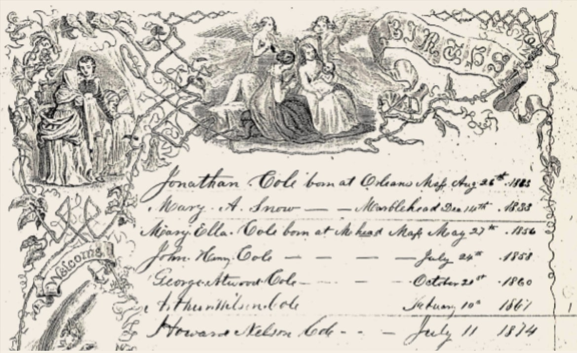 Photo: Cole family Bible. Credit: Michael Sabot.