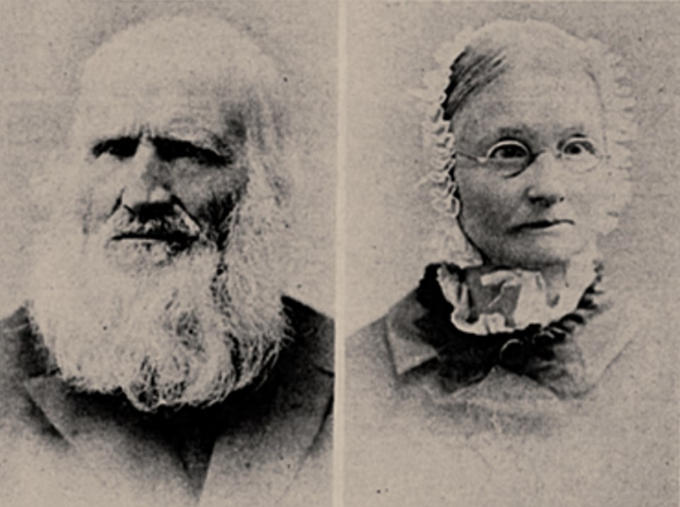 Photos: Isaac and Abigail (Howland) Ball. Credit: Oregon Historical Society.