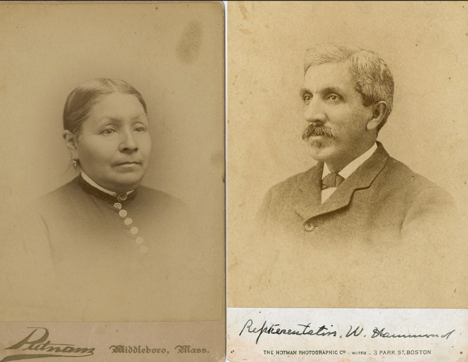 Photos: Rebecca Cecorson (Amos) Hammond and Watson F. Hammond. Credit: National Museum of the American Indian.
