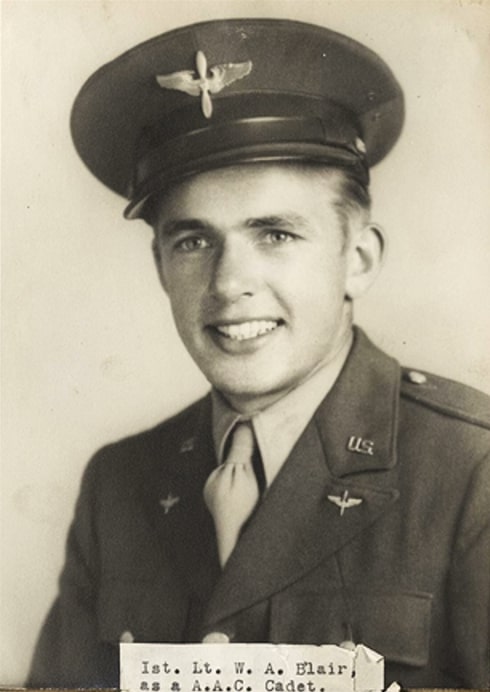 Photo: Lt. Walter Alvin Blair as a cadet. Credit: Brisbane Library History Collection.
