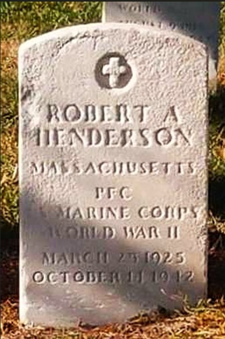 Photo: Robert A. Henderson’s gravestone in Arlington National Cemetery, Virginia. Credit: Anne Cady.
