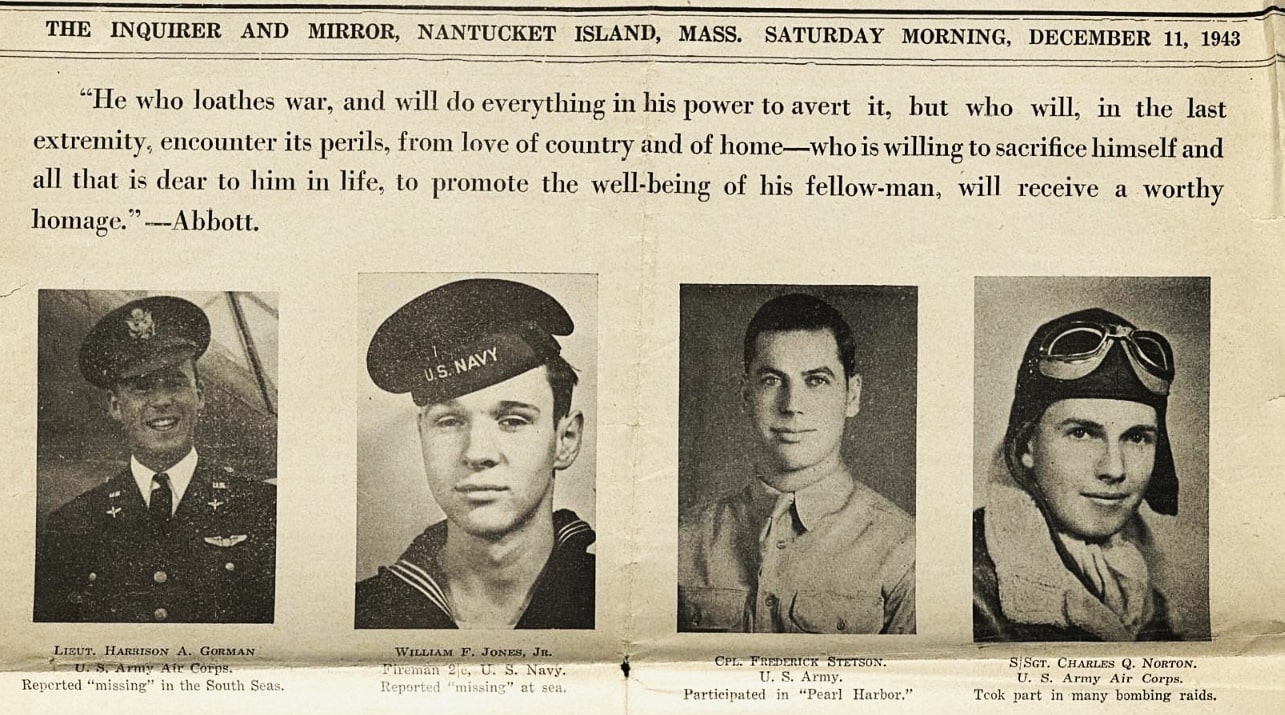 Photo: Ellen Ramsdell Scrapbook. Credit: Nantucket Historical Association.