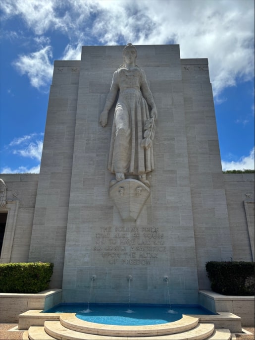 Photo: National Memorial Cemetery of the Pacific (Punchbowl Crater), Honolulu, Hawaii. Credit: Brandon Ortega.