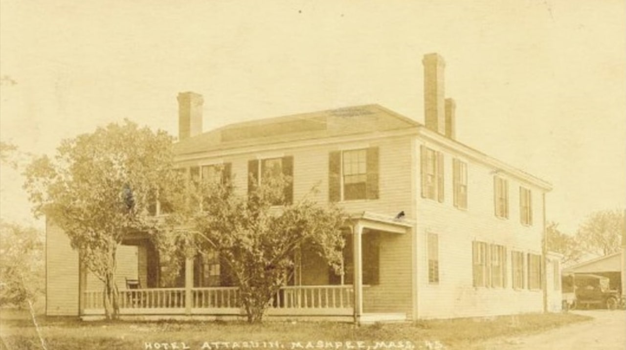 Photo: Hotel Attaquin, Mashpee, Massachusetts. Credit: Yale Indian Project Digital Northeast Portal.
