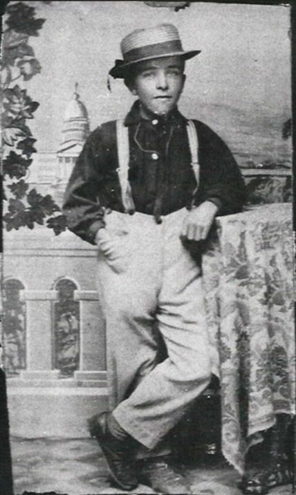 Photo: a young Charles H. Hinckley. Credit: Claudette Panico.
