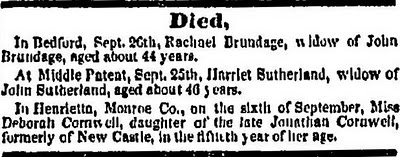 Hudson River Chronicle (Sing Sing, New York), 8 October 1839