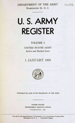 US Army Register, full-text, digital copies on GenealogyBank